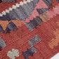 Turkish Kilim Runner Rug, Oushak Handmade Runner Rug, Vintage Antique Runner Rug, Rug Runner 3x11, Anatolia Rug, Bohemian Rug, 11381