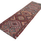 Oushak Handmade Runner Rug, Turkish Antique Runner Rug, Vintage Runner, Rug Runner, Kilim Runner Rug, Kitchen Runner, Runner Rug 3x10, 11399