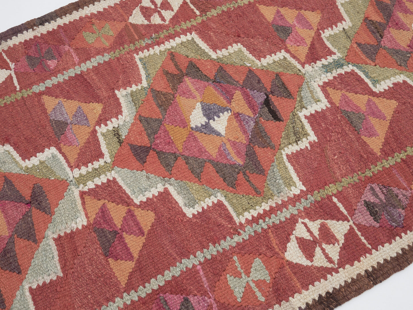 Vintage Runner, Handmade Runner Rug, Turkish Runner, Oushak Runner, Rug Runner, Kilim Runner Rug, Anatolia Rug, Runner Rug 3x9, 11398