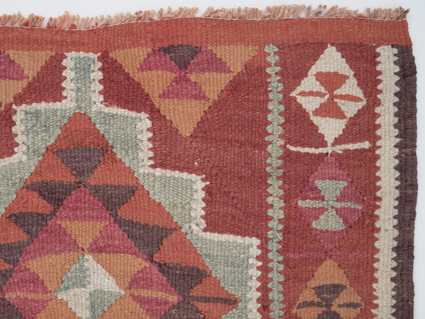 Vintage Runner, Handmade Runner Rug, Turkish Runner, Oushak Runner, Rug Runner, Kilim Runner Rug, Anatolia Rug, Runner Rug 3x9, 11398