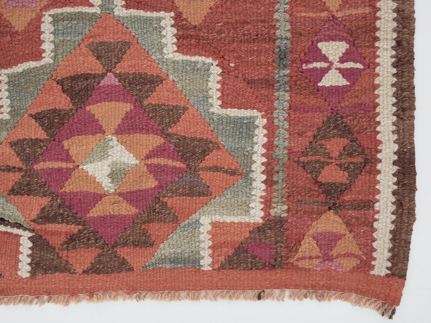 Vintage Runner, Handmade Runner Rug, Turkish Runner, Oushak Runner, Rug Runner, Kilim Runner Rug, Anatolia Rug, Runner Rug 3x9, 11398