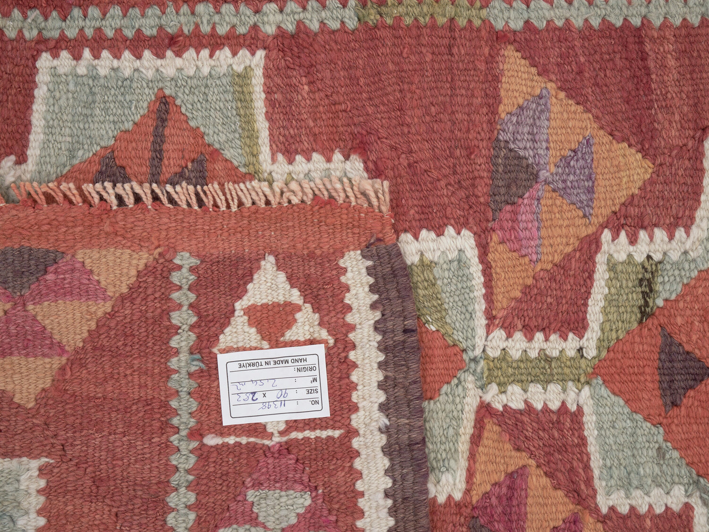 Vintage Runner, Handmade Runner Rug, Turkish Runner, Oushak Runner, Rug Runner, Kilim Runner Rug, Anatolia Rug, Runner Rug 3x9, 11398
