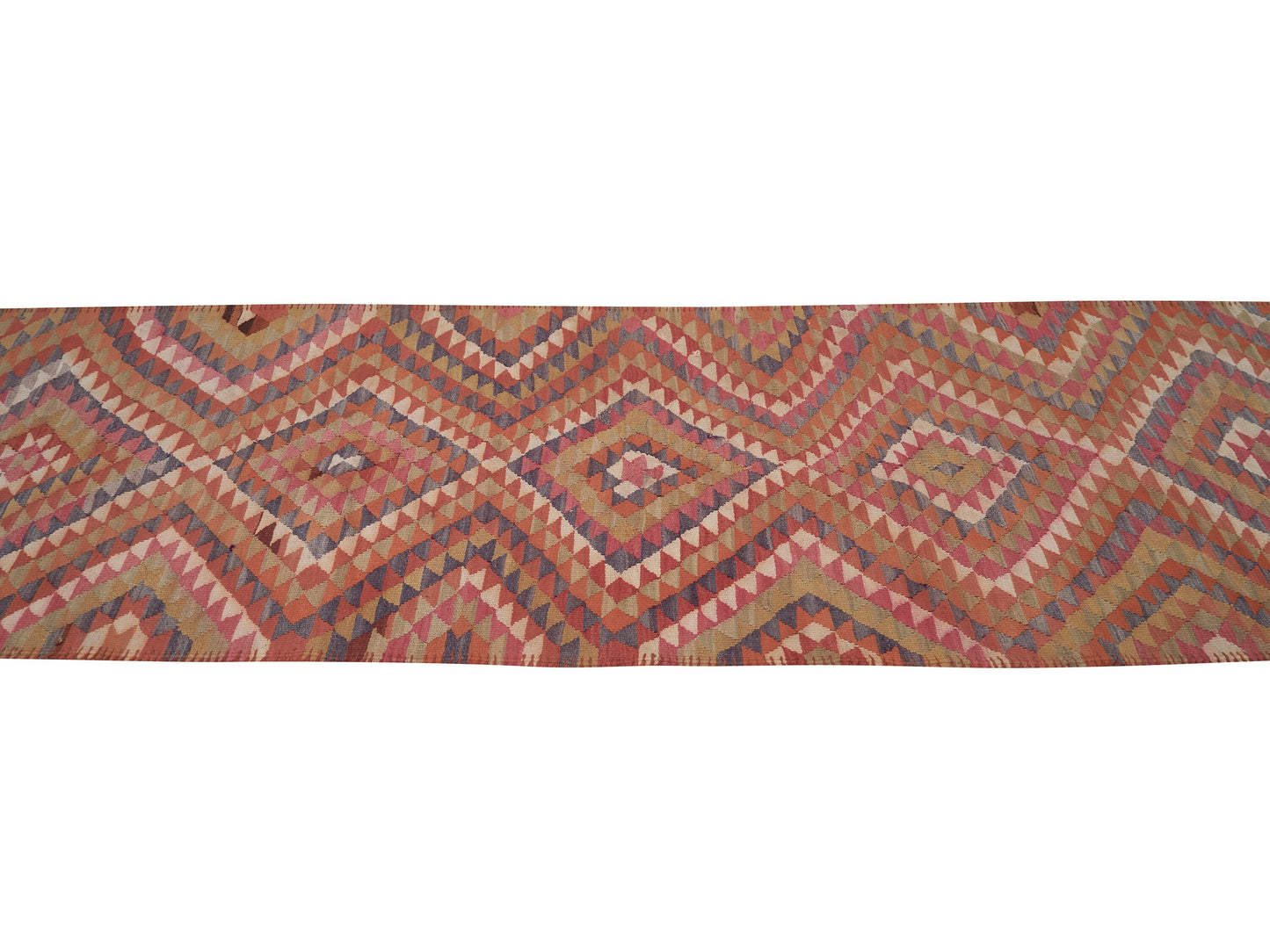 Vintage Runner, Oushak Runner, Turkish Runner, Handmade Runner Rug, Hallway Runner, Bohemian Rug, Anatolia Rug, Rug Runner 3x11, 11351