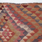Vintage Runner, Oushak Runner, Turkish Runner, Handmade Runner Rug, Hallway Runner, Bohemian Rug, Anatolia Rug, Rug Runner 3x11, 11351