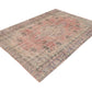 Vintage Oushak Rug, Turkish Handmade Rug, Area Antique Rug, Neutral Faded Rug, Living Room Rug, Turkey Rug, Carpet Rug, Rug 6x9, 12109