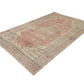 Turkish Oushak Rug, Handmade Area Rug, Vintage Antique Rug, Neutral Floor Rug, Living Room Rug, Carpet Rug, Rug 6x9, Turkish Carpet, 12111