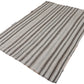 Handmade Striped Kilim Rug, Turkish Vintage Kilim Rug, Area Flat Weave Kilim Rug, Hemp Rug, Bedroom Rug, Goat Hair Rug, Kilim Rug 6x9, 12791
