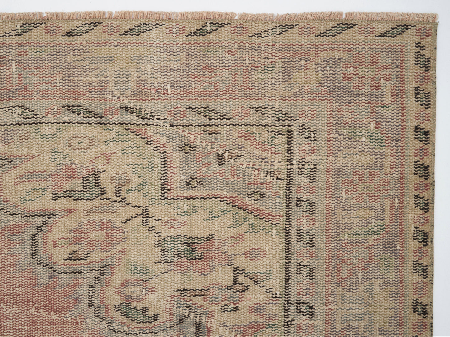 Carpet Rug, Oushak Rug, Turkish Rug, Vintage Rug, Handmade Rug, Area Rug, Neutral Rug, Anatolia Rug, Living Room Rug, Rug 6x9, 12112