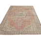 Handmade Area Rug, Turkish Vintage Oushak Rug, Anatolia Rug, Office Rug, Bohemian Rug, Neutral Floor Rug, Vintage Carpet, Rug 6x9, 12044