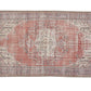 Area Vintage Rug, Oushak Handmade Rug, Turkish Eclectic Rug, Neutral Faded Rug, Living Room Rug, Anatolia Rug, Turkey Rug, Rug 5x9, 12049