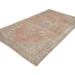 Handmade Area Rug, Turkish Vintage Oushak Rug, Anatolia Rug, Office Rug, Bohemian Rug, Neutral Floor Rug, Vintage Carpet, Rug 6x9, 12044