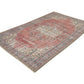 Area Vintage Rug, Oushak Handmade Rug, Turkish Eclectic Rug, Neutral Faded Rug, Living Room Rug, Anatolia Rug, Turkey Rug, Rug 5x9, 12049