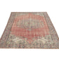 Turkish Area Rug, Vintage Handmade Rug, Oushak Antique Rug, Neutral Faded Rug, Kid Room Rug, Bohemian Rug, Anatolia Rug, Rug 6x9, 12055