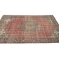Turkish Area Rug, Vintage Handmade Rug, Oushak Antique Rug, Neutral Faded Rug, Kid Room Rug, Bohemian Rug, Anatolia Rug, Rug 6x9, 12055