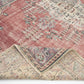 Area Vintage Rug, Oushak Handmade Rug, Turkish Eclectic Rug, Neutral Faded Rug, Living Room Rug, Anatolia Rug, Turkey Rug, Rug 5x9, 12049