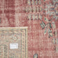 Area Vintage Rug, Oushak Handmade Rug, Turkish Eclectic Rug, Neutral Faded Rug, Living Room Rug, Anatolia Rug, Turkey Rug, Rug 5x9, 12049