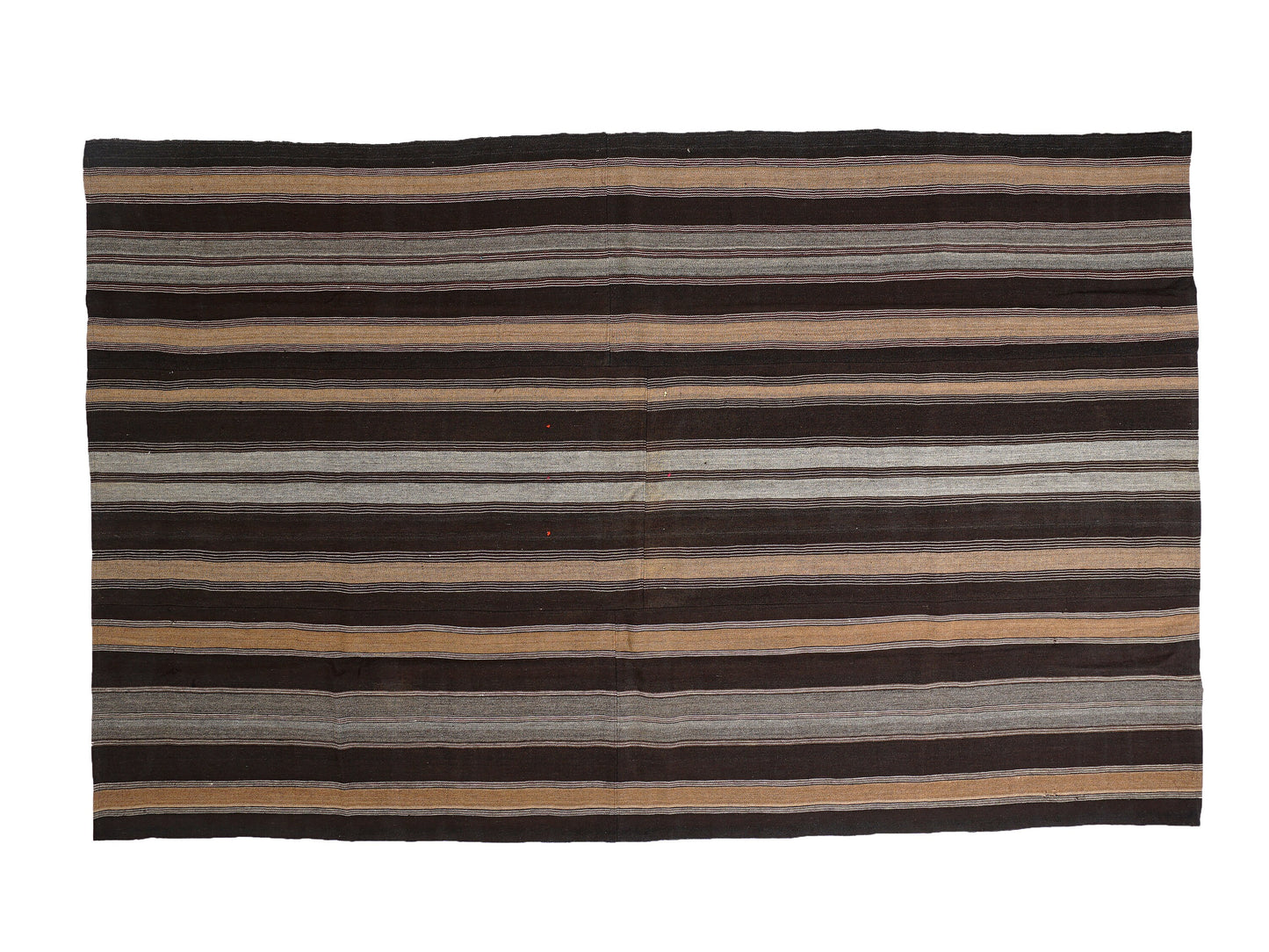 Kilim Rug, Turkish Kilim, Area Rustic Kilim Rug, Vintage Kilim, Handmade Primitive Faded Kilim Rug, Bedroom Rug, Kilim Rug 7x12, 12799