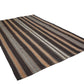 Kilim Rug, Turkish Kilim, Area Rustic Kilim Rug, Vintage Kilim, Handmade Primitive Faded Kilim Rug, Bedroom Rug, Kilim Rug 7x12, 12799