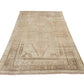 Scandinavian Rug, Turkish Rug 4x9, Oushak Handmade Antique Rug, Vintage Area Muted Rug, Living Room Rug, Turkey Rug, Vintage Carpet, 11543
