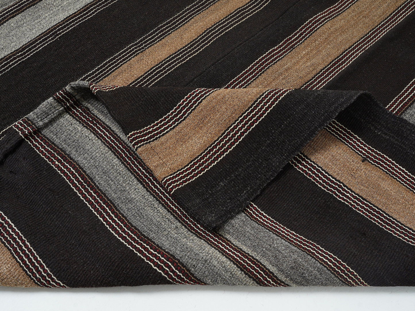 Kilim Rug, Turkish Kilim, Area Rustic Kilim Rug, Vintage Kilim, Handmade Primitive Faded Kilim Rug, Bedroom Rug, Kilim Rug 7x12, 12799