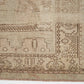 Scandinavian Rug, Turkish Rug 4x9, Oushak Handmade Antique Rug, Vintage Area Muted Rug, Living Room Rug, Turkey Rug, Vintage Carpet, 11543