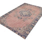 Faded Turkish rug, Area Oushak rug 5x8, Vintage rug Muted , Floral rug, Unique rug, Handmade, Living room, Bedroom rug,Made in Turkey, 10278