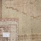 Scandinavian Rug, Turkish Rug 4x9, Oushak Handmade Antique Rug, Vintage Area Muted Rug, Living Room Rug, Turkey Rug, Vintage Carpet, 11543