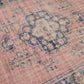 Faded Turkish rug, Area Oushak rug 5x8, Vintage rug Muted , Floral rug, Unique rug, Handmade, Living room, Bedroom rug,Made in Turkey, 10278