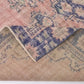 Faded Turkish rug, Area Oushak rug 5x8, Vintage rug Muted , Floral rug, Unique rug, Handmade, Living room, Bedroom rug,Made in Turkey, 10278