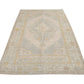 Vintage Area Rug, Turkish Handmade Rug, Oushak Antique Rug, Neutral Muted Rug, Living Room Rug, Turkey Rug, Vintage Carpet, Rug 5x9, 11544