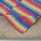Turkish Vintage Kilim Rug, Handmade Striped Kilim Rug, Area Faded Kilim Rug, Kilim Rug 7x9, Office Rug, Bohemian Rug, Rug Kilim, 12886