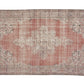 Handmade Area Rug, Turkish Vintage Rug, Oushak Eclectic Rug, Neutral Muted Rug, Anatolia Rug, Living Room Rug, Turkey Rug, Rug 6x9, 11526