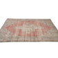 Handmade Area Rug, Turkish Vintage Rug, Oushak Eclectic Rug, Neutral Muted Rug, Anatolia Rug, Living Room Rug, Turkey Rug, Rug 6x9, 11526