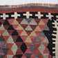 Handmade Runner Rug, Oushak Runner, Vintage Runner, Turkish Runner, Kitchen Runner, Runner Rug 3x11, Anatolia Rug, Kilim Runner Rug, 11375