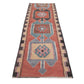 Oushak Handmade Runner Rug, Vintage Antique Runner, Hallway Runner, Anatolia Rug, Turkish Kilim Runner Rug, Runner Rug 3x11, 11345