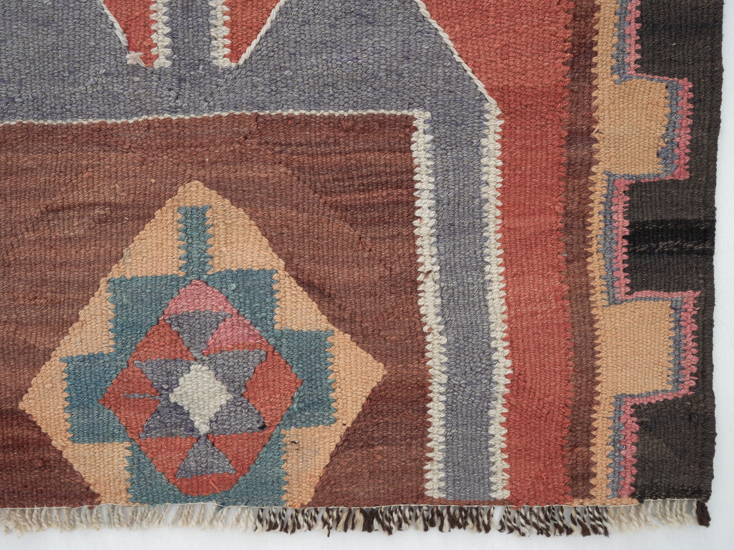 Oushak Handmade Runner Rug, Vintage Antique Runner, Hallway Runner, Anatolia Rug, Turkish Kilim Runner Rug, Runner Rug 3x11, 11345