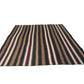 Turkish Striped Kilim Rug, Vintage Handmade Kilim Rug, Area Antique Kilim Rug, Bedroom Rug, Large Rug, Oversize Rug, Kilim Rug 9x12, 12851