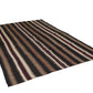 Turkish Handmade Kilim Rug, Vintage Striped Kilim Rug, Area Antique Kilim Rug, Bedroom Rug, Goat Hair Rug, Kilim Rug 7x11, Rug Kilim, 12854