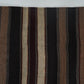 Turkish Handmade Kilim Rug, Vintage Striped Kilim Rug, Area Antique Kilim Rug, Bedroom Rug, Goat Hair Rug, Kilim Rug 7x11, Rug Kilim, 12854