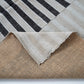 Vintage Area Kilim Rug, Turkish Striped Kilim Rug, Handmade Unique Kilim Rug, Neutral Muted Rug, Kid Room Rug, Kilim Rug 6x8, 12920