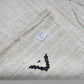 Kilim Rug 11x13, Turkish Vintage Kilim Rug, Handmade Unique Kilim Rug, White Hemp Rug, Large Rug, Oversize Rug, Coastal Decor, 12812