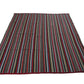 Vintage Handmade Kilim Rug, Turkish Eclectic Kilim Rug, Area Striped Kilim Rug, Living Room Rug, Bohemian Rug, Kilim Rug 7x9, 12775