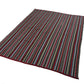 Vintage Handmade Kilim Rug, Turkish Eclectic Kilim Rug, Area Striped Kilim Rug, Living Room Rug, Bohemian Rug, Kilim Rug 7x9, 12775
