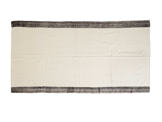 Kilim Rug 5x10, Turkish Vintage Kilim Rug, Handmade Unique Kilim Rug, Area Kilim Rug, Living Room Rug, Contemporary Decor, White Rug, 12776