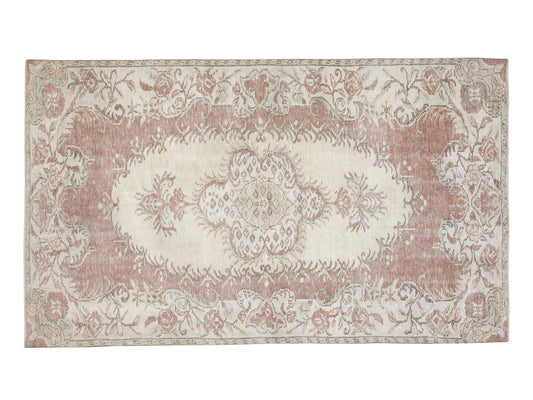 Turkish Rug, Vintage Rug, Handmade Rug, Area Rug, Oushak Rug, Carpet Rug, Bedroom Rug, Rug 5x9, Turkish Carpet, Neutral Rug, 11462