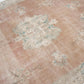 Vintage Oushak Rug, Turkish Handmade Faded Rug, Neutral Area Rug, Rug 6x10, Carpet Rug, Turkey Rug, Turkish Carpet, Bedroom Rug, 11463