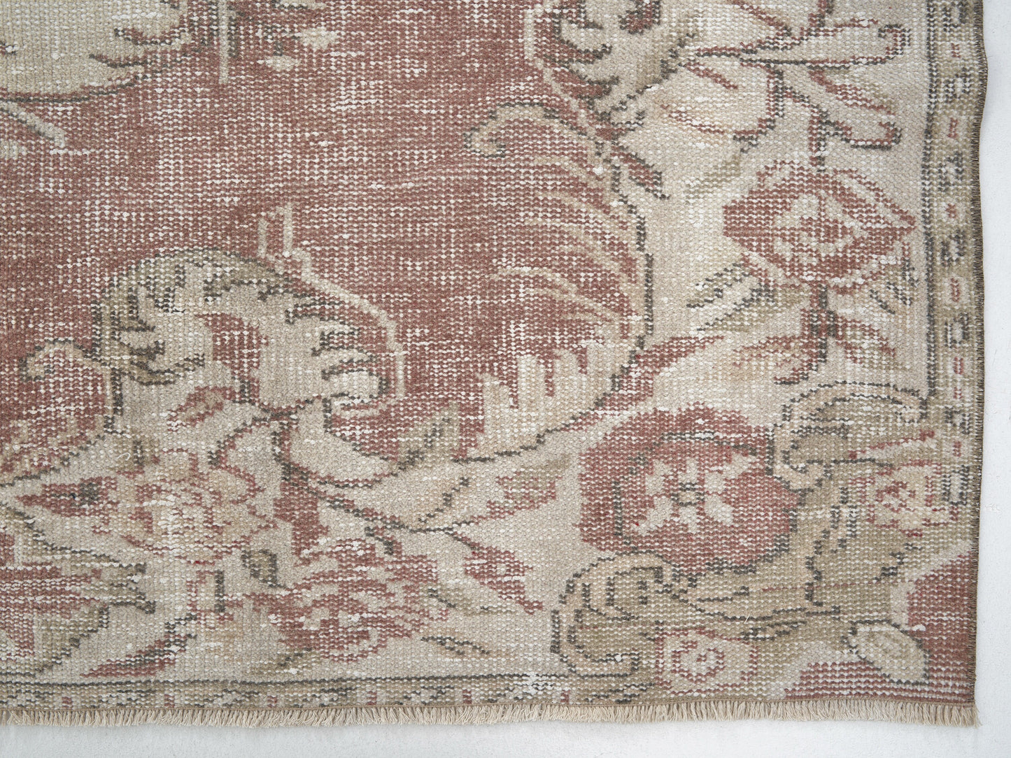 Turkish Rug, Vintage Rug, Handmade Rug, Area Rug, Oushak Rug, Carpet Rug, Bedroom Rug, Rug 5x9, Turkish Carpet, Neutral Rug, 11462