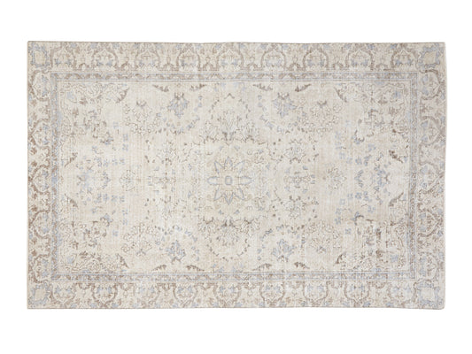 Vintage Oushak Handmade Rug, Turkish Area Unique Rug, Neutral Muted Rug, Contemporary Decor, Bedroom Rug, Turkish Carpet, Rug 5x8, 11482