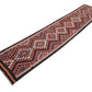 Runner Rug 3x12, Oushak Handmade Runner Rug, Vintage Faded Rug, Turkish Kilim Runner Rug, Rug Runner, Bohemian Rug, Anatolia Rug, 11391