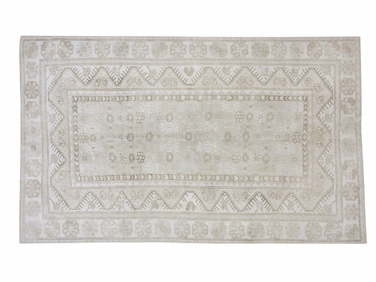 Turkish Rug, Vintage Rug, Handmade Rug, Area Rug, Oushak Rug, Bedroom Rug, Coastal Decor, Carpet Rug, Turkish Carpet, Rug 6x10, 12533